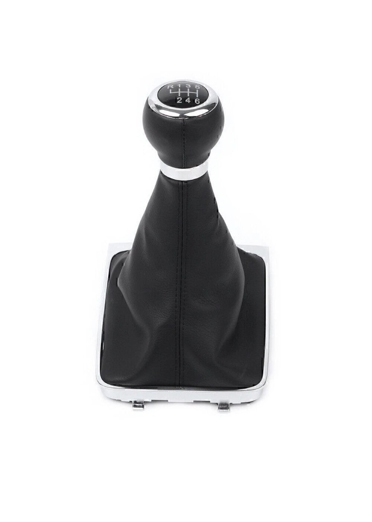 Car 6 Speed Gear Shift Knob Boot Cover Stick Gaiter For Passat B6 1PC