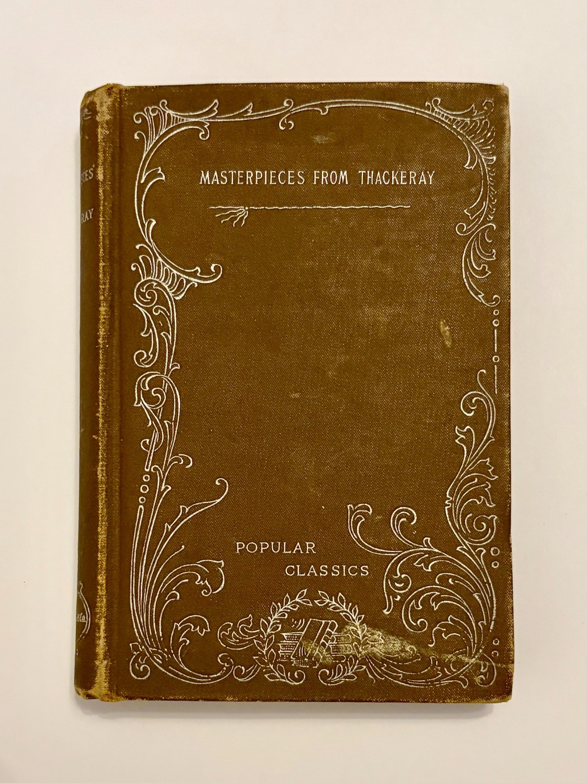 Antique Thackeray Book Hardcover c1900 Popular Classics Decorative Binding Antique Thackeray Book Hardcover c1900 Popular Classics Decorative Binding