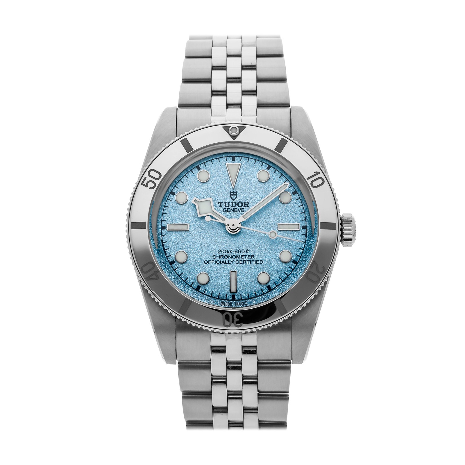 Tudor Black Bay 54 Steel Auto 37mm Lagoon Blue Bracelet Watch 79000