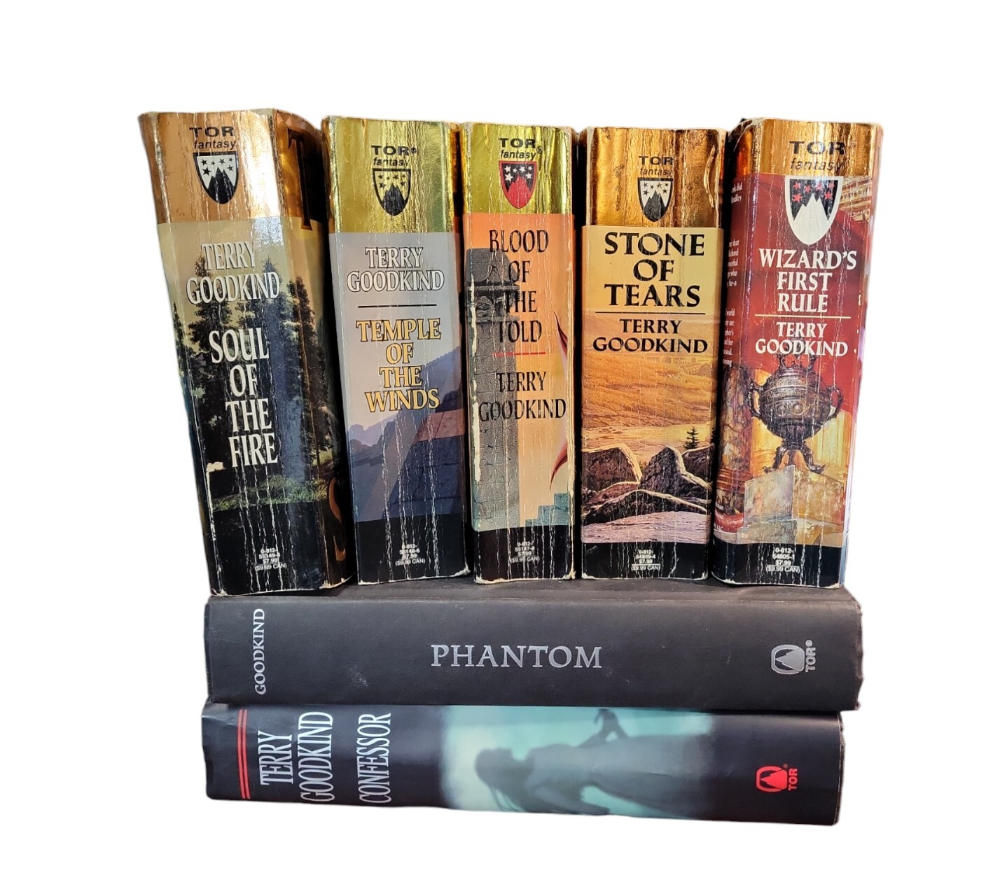 Terry Goodkind Sword of Truth Series Paperback Novels 7 Book Lot Terry Goodkind Sword of Truth Series Paperback Novels 7 Book Lot