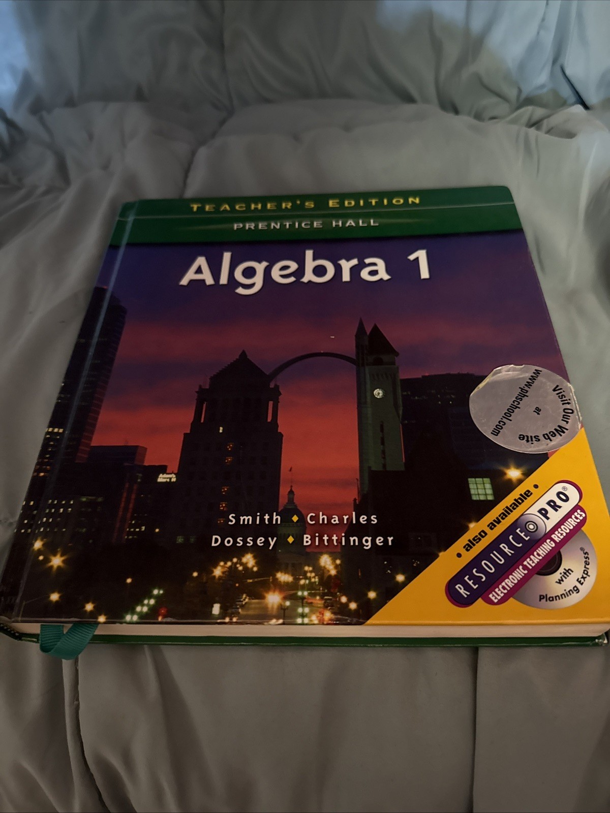 Algebra 1 (Teacher\'s Edition) by Stanley A. Smith - Hardcover - VERY GOOD