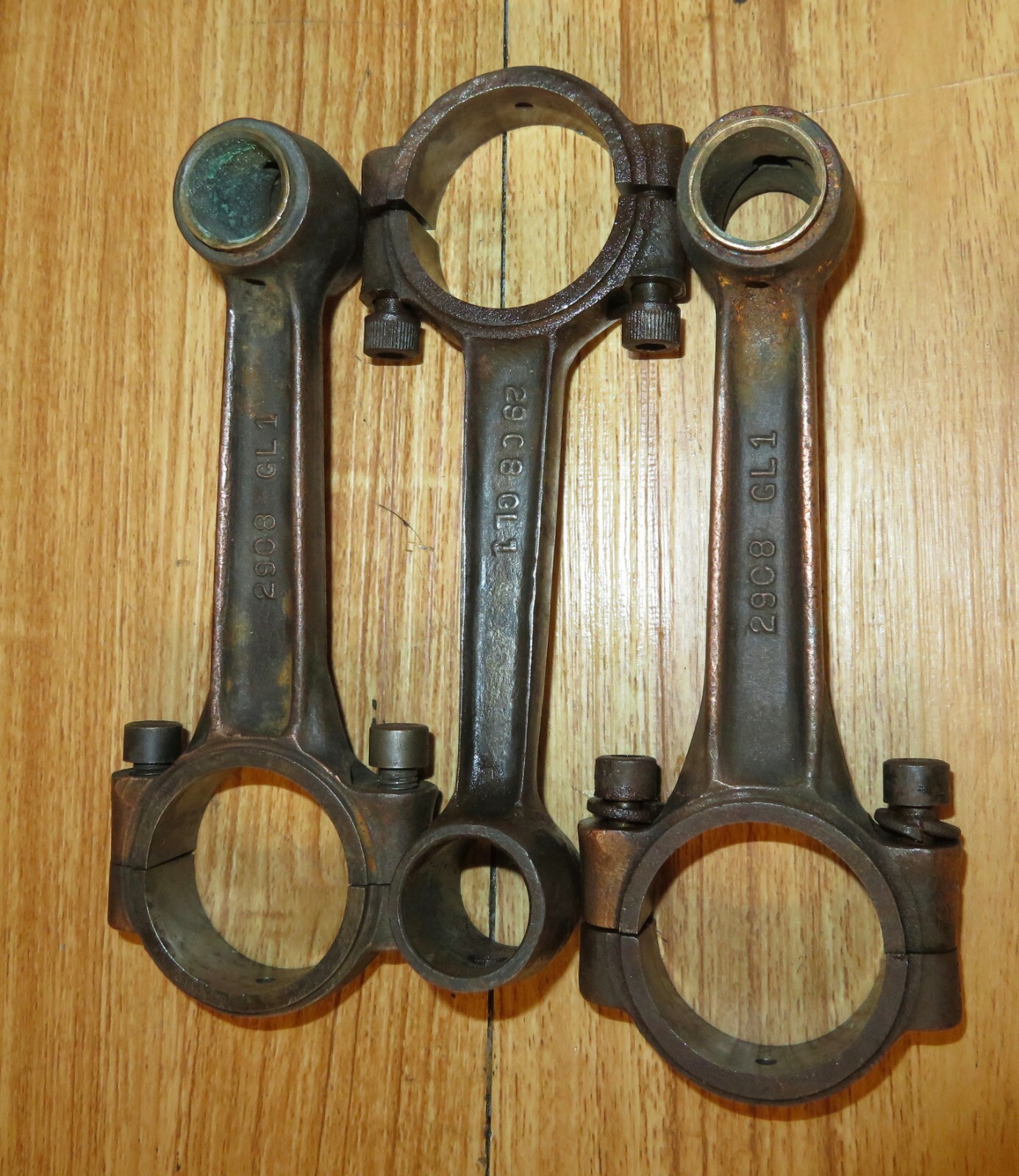 3 Vintage Johnson P-50 Connecting Rods 29C8GL1