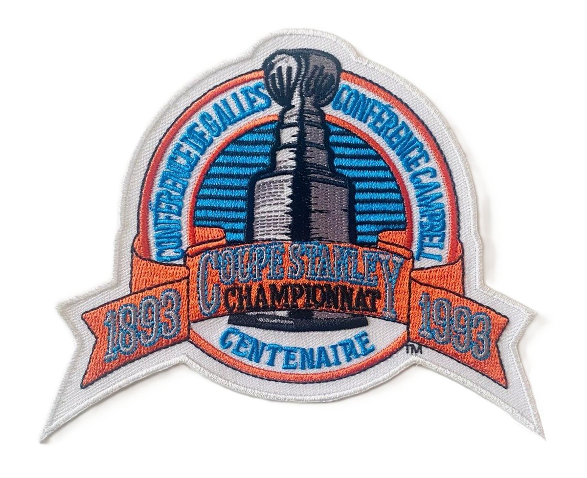 1993 NHL Stanley Cup Final Patch Montreal Canadiens French Version