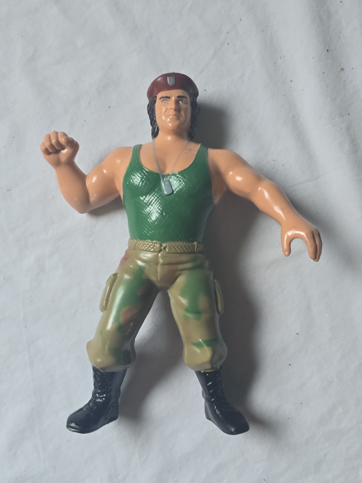 1986 LJN CORPORAL KIRCHNER 8 INCH WWF WRESTLING SUPERSTARS - EXCELLENT 