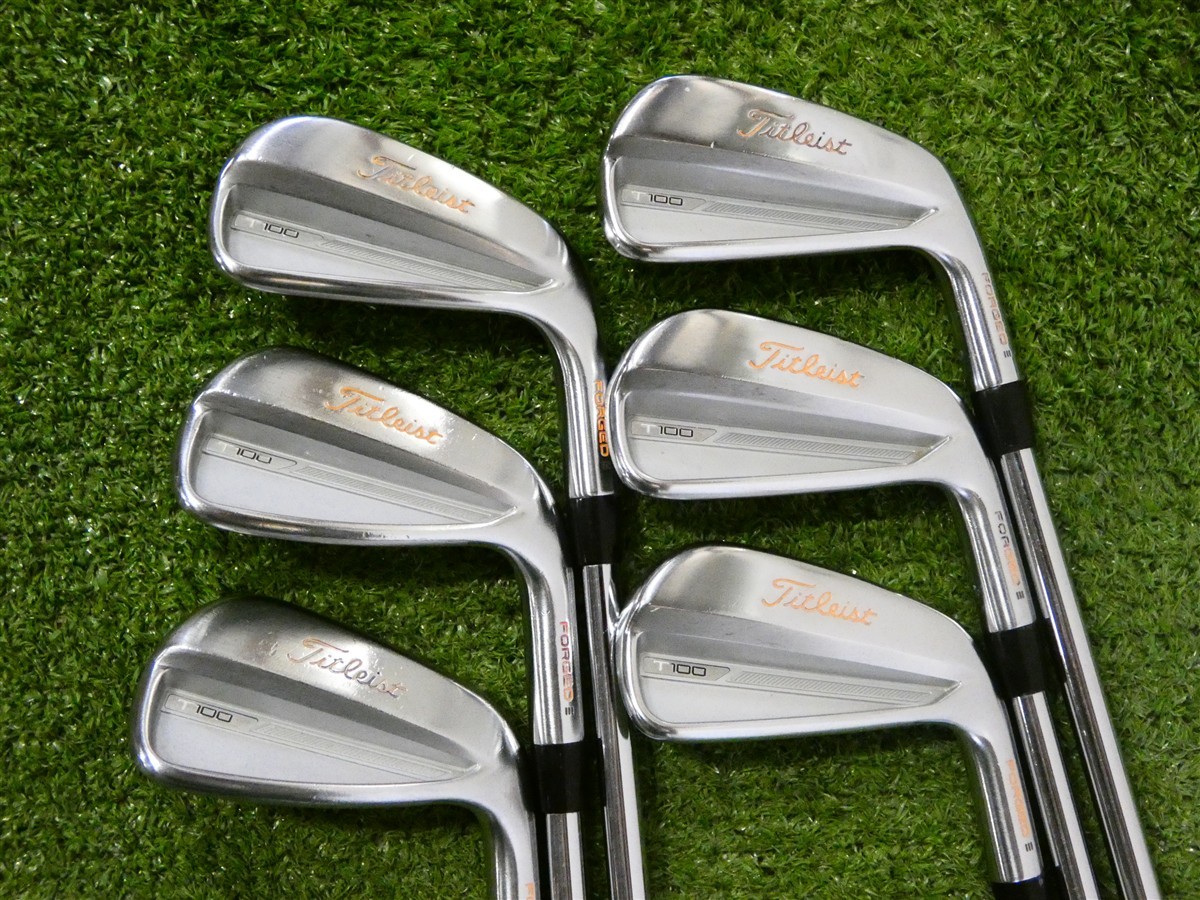Titleist 2023 T100 Custom Irons 4-9 (No P Wedge) X100 X Extra Stiff Steel 