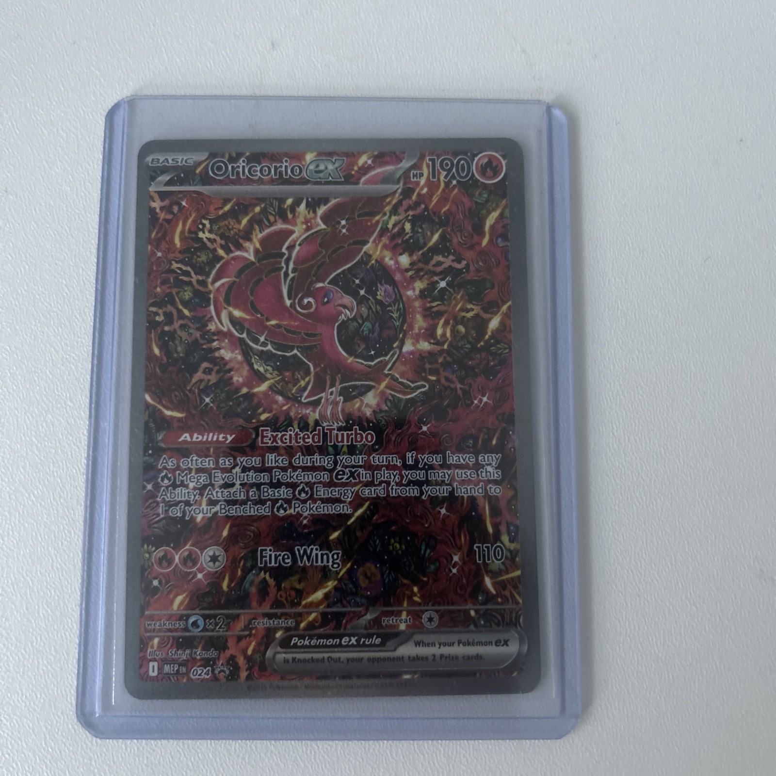 Oricorio ex 024 Me: Mega Evolution Promo