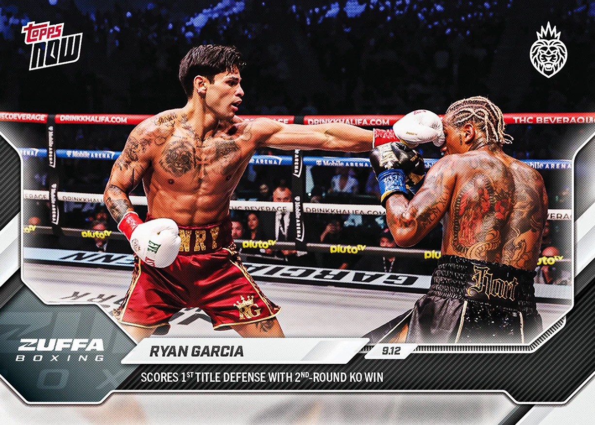 Ryan Garcia - 2026 Boxing Topps NOW® - Card RGAR - *PRESALE*