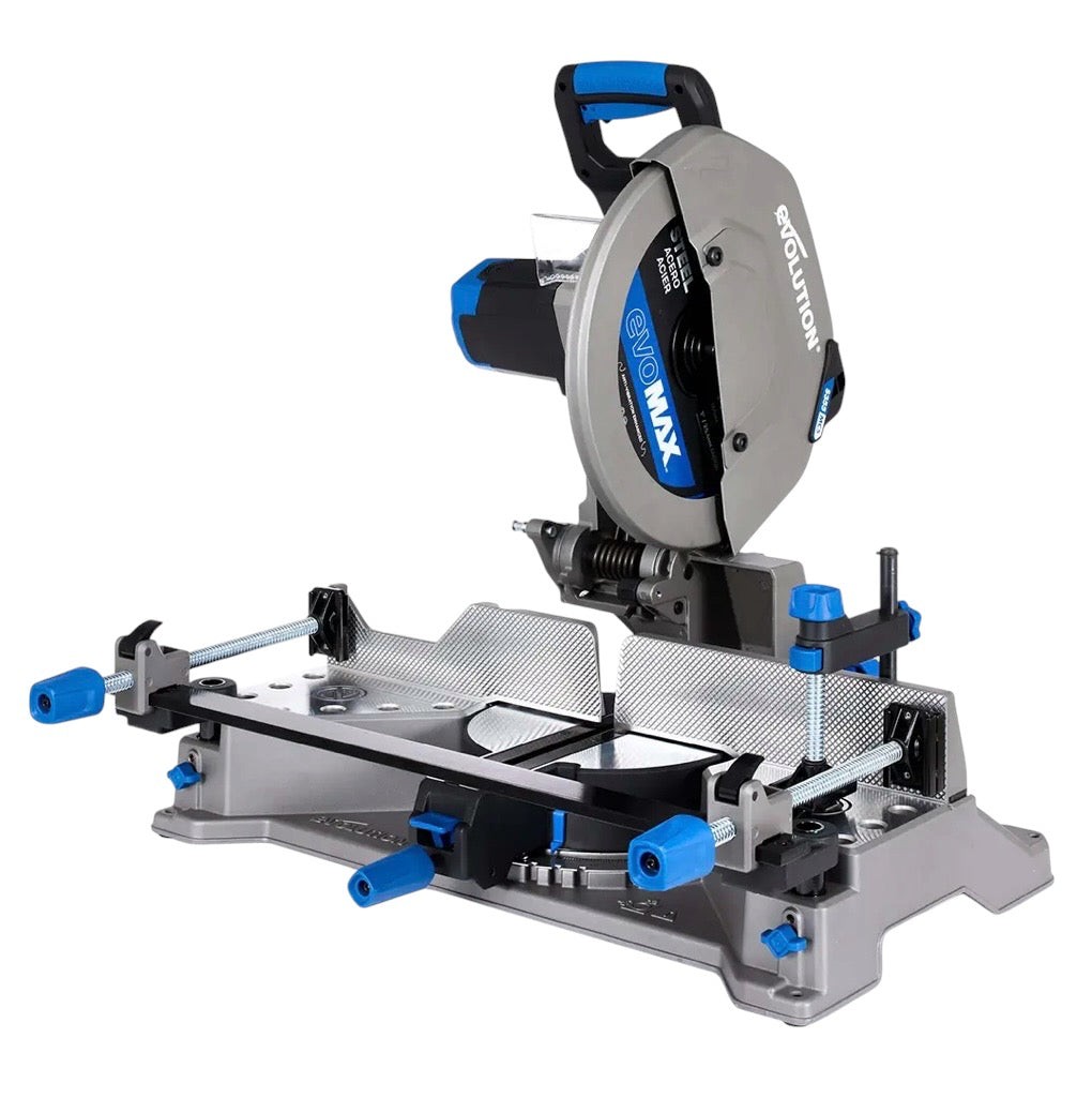 Evolution, S14MCS, 14”, Metal Cutting, Mitering Chop Saw, 120V Corded Evolution, S14MCS, 14”, Metal Cutting, Mitering Chop Saw, 120V Corded