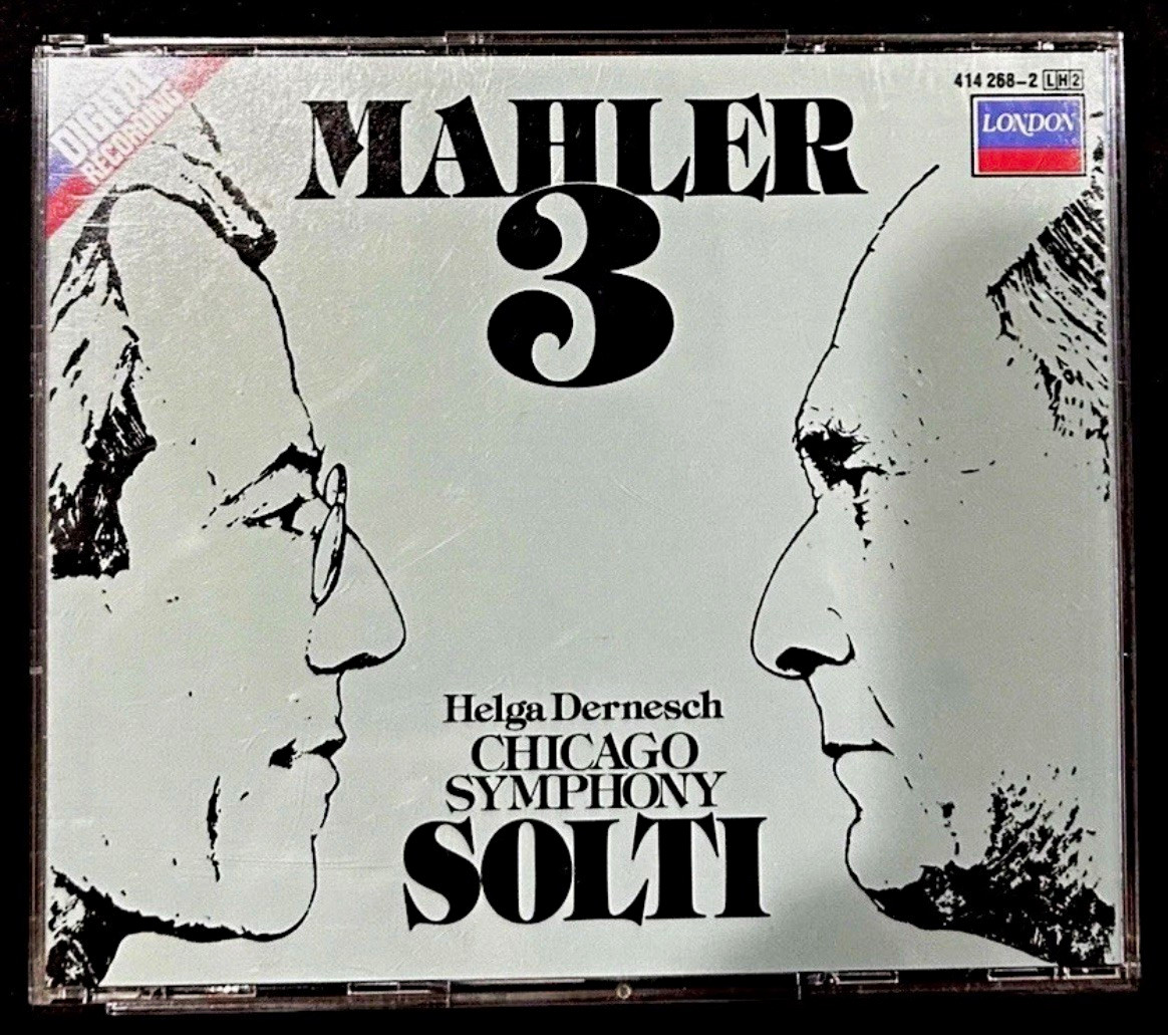 London Mahler Symphony No. 3 2-CD DDD Solti Chicago Symphony Dernesch London Mahler Symphony No. 3 2-CD DDD Solti Chicago Symphony Dernesch