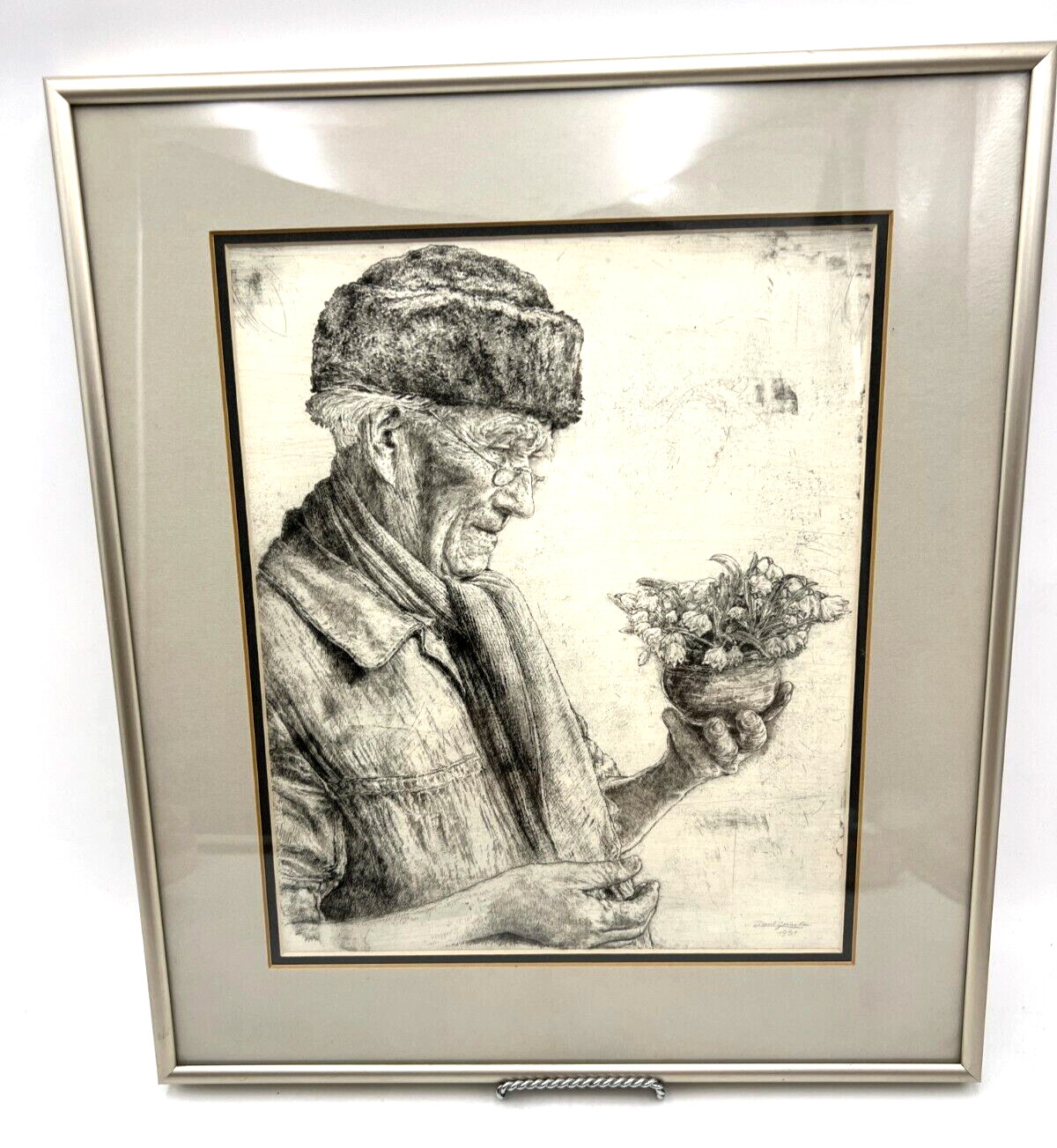 Vintage 1951 Paul Geissler Etching \ Vintage 1951 Paul Geissler Etching \