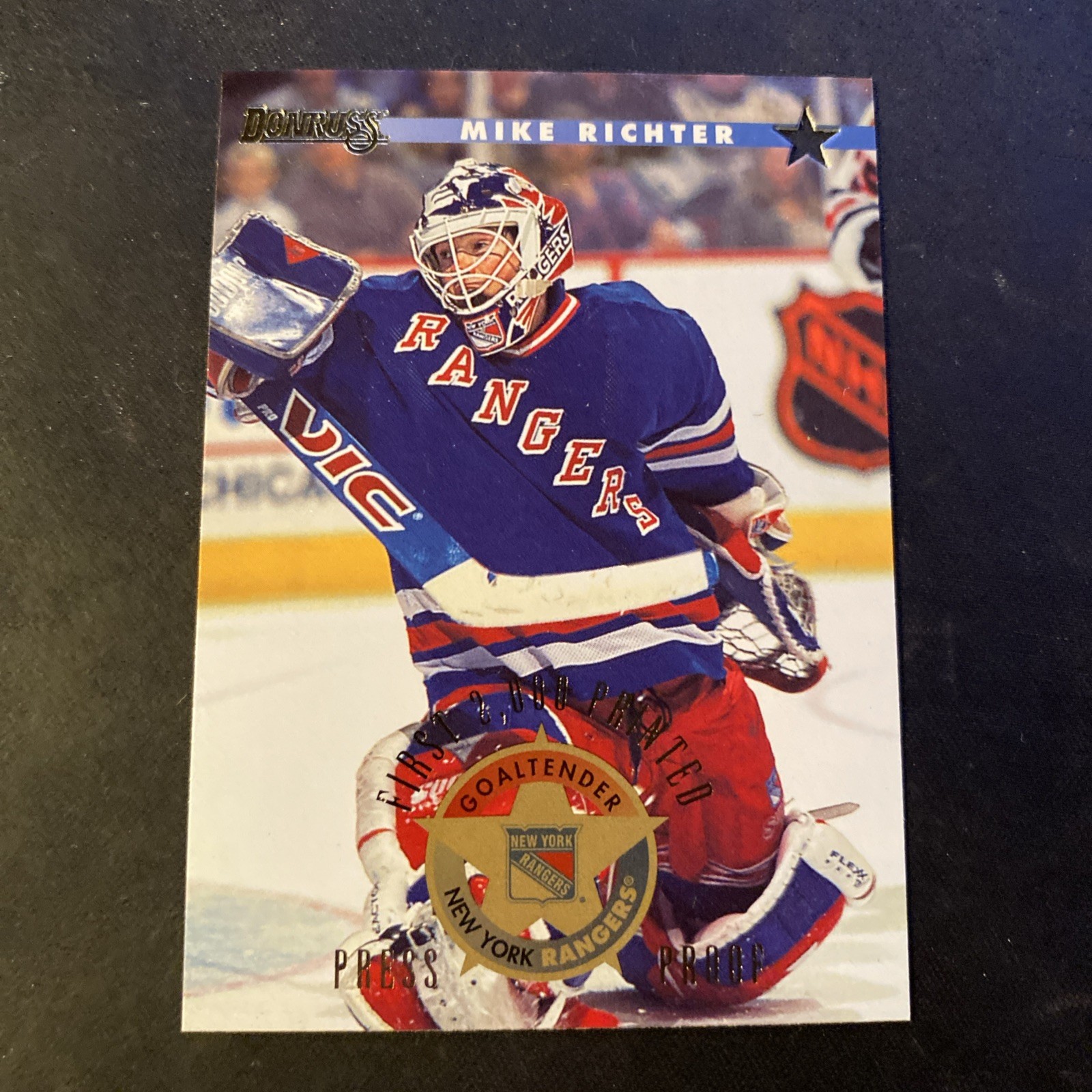 1996-97 Donruss - Mike Richter #184 Press Proof /2000