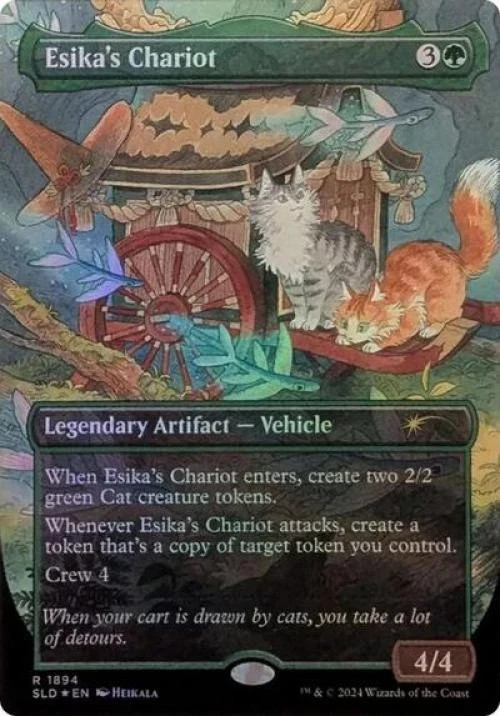 MTG English Esika\'s Chariot (Rainbow Foil) NM Foil Secret Lair pack fresh edh