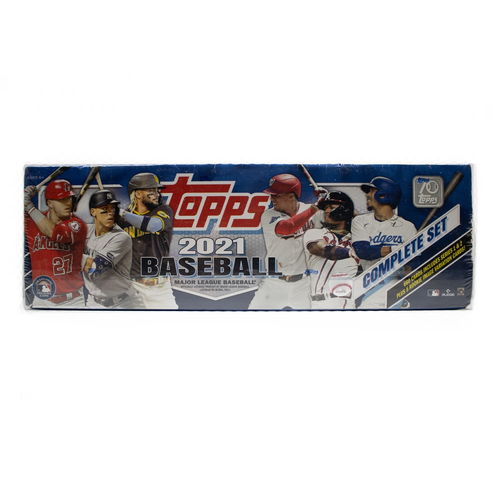 2021 Topps Baseball Complete Set Factory SEALED 660 Cards 5 Rookie Variations 🔥