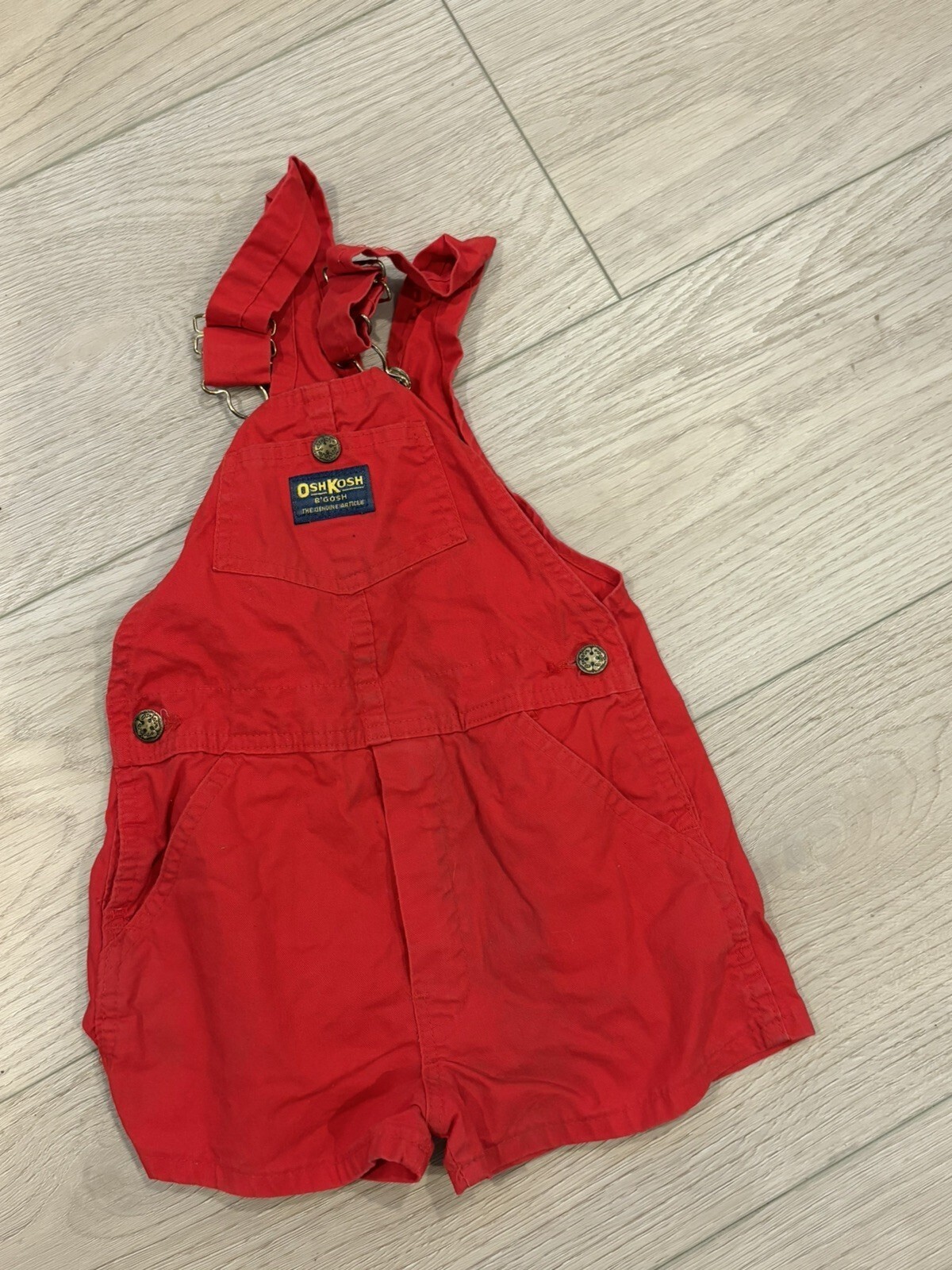VINTAGE Oshkosh Bgosh Overalls Size 6 MADE IN USA Red VINTAGE Oshkosh Bgosh Overalls Size 6 MADE IN USA Red