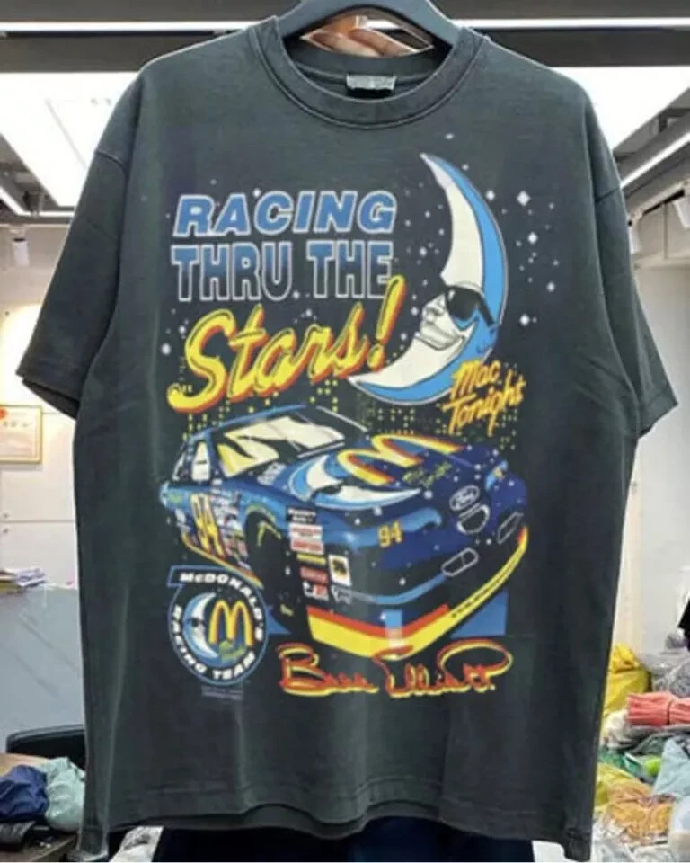 Bill Elliott 1997 NASCAR Racing Driver Vintage Fan Tee