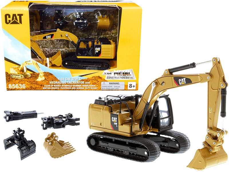 CAT Caterpillar 320F L Hydraulic Tracked Excavator with 5 Work Tools CAT Caterpillar 320F L Hydraulic Tracked Excavator with 5 Work Tools