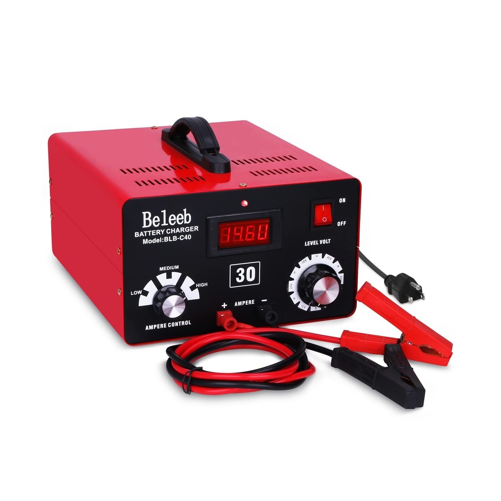 Adjustable Battery Charger 12V 24V 36V 48V 60V 72V Smart LCD Display Pulse Re...