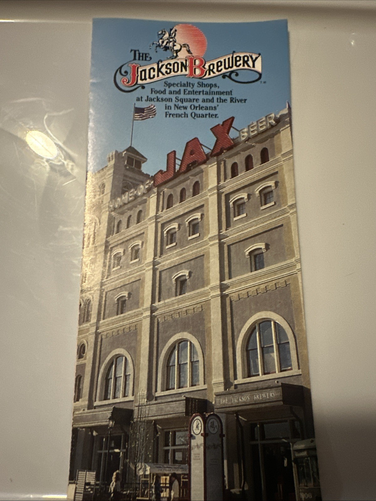 Vintage 1985 The Jackson Brewery Tourism Pamphlet Jaxfest LA Ephemera Vintage 1985 The Jackson Brewery Tourism Pamphlet Jaxfest LA Ephemera