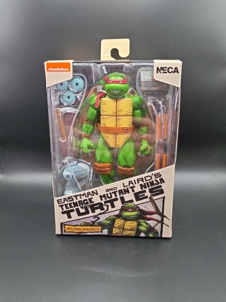MICHELANGELO NECA EASTMAN & LAIRD COMIC COLOR ACTION FIGURE TMNT TURTLES NEW