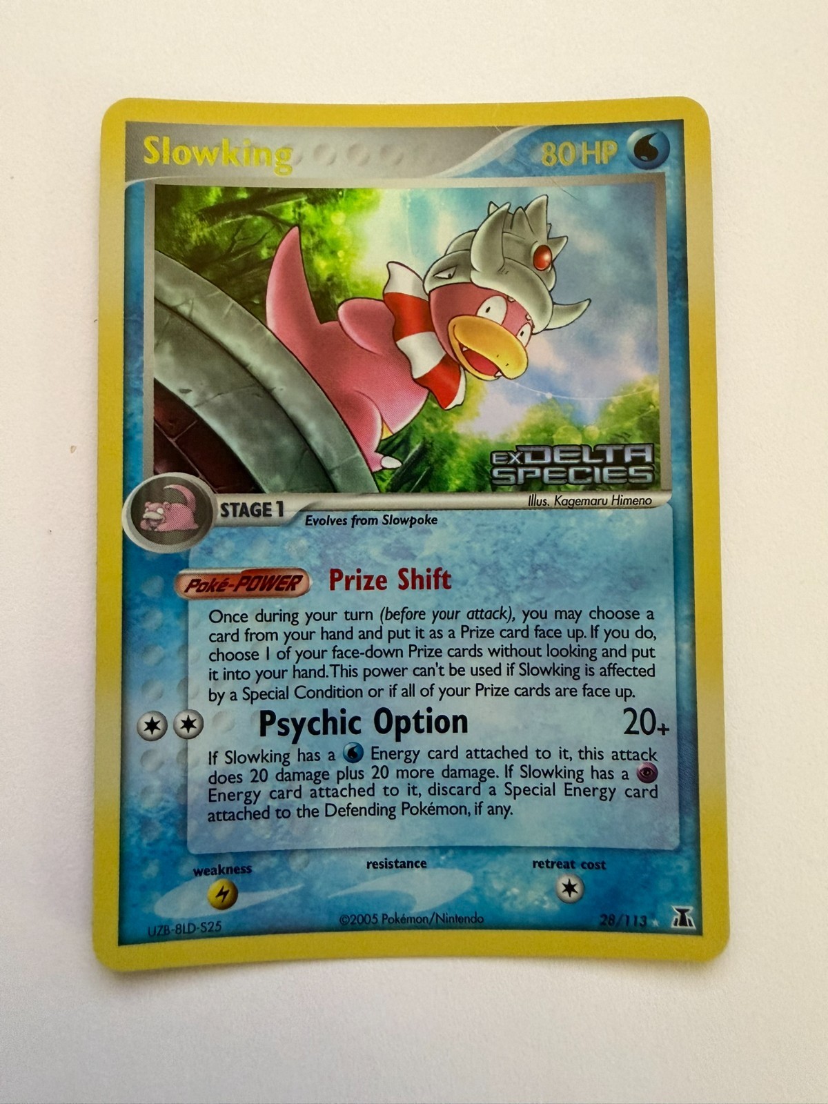 Pokemon Slowking 28/113 EX Delta Species STAMPED HOLO Rare 2005 English TCG