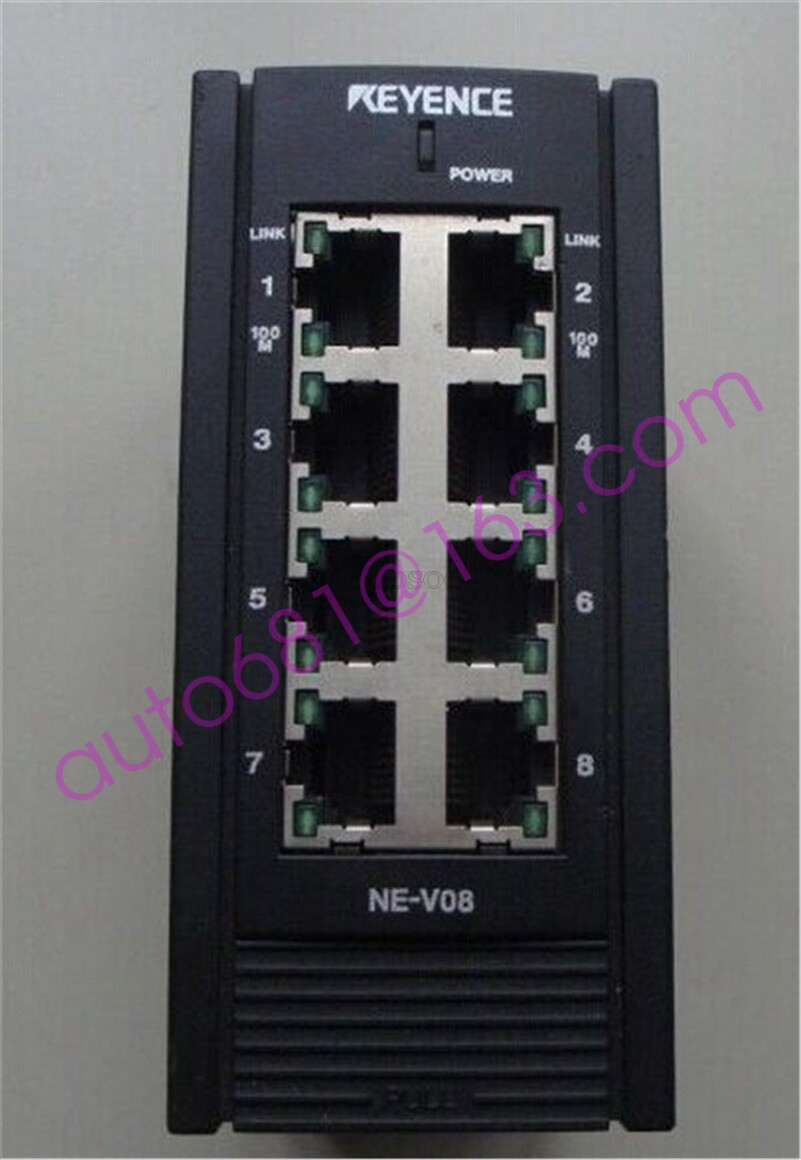 1Pcs Keyence 8-Port Ethernet Switch NE-V08 qx