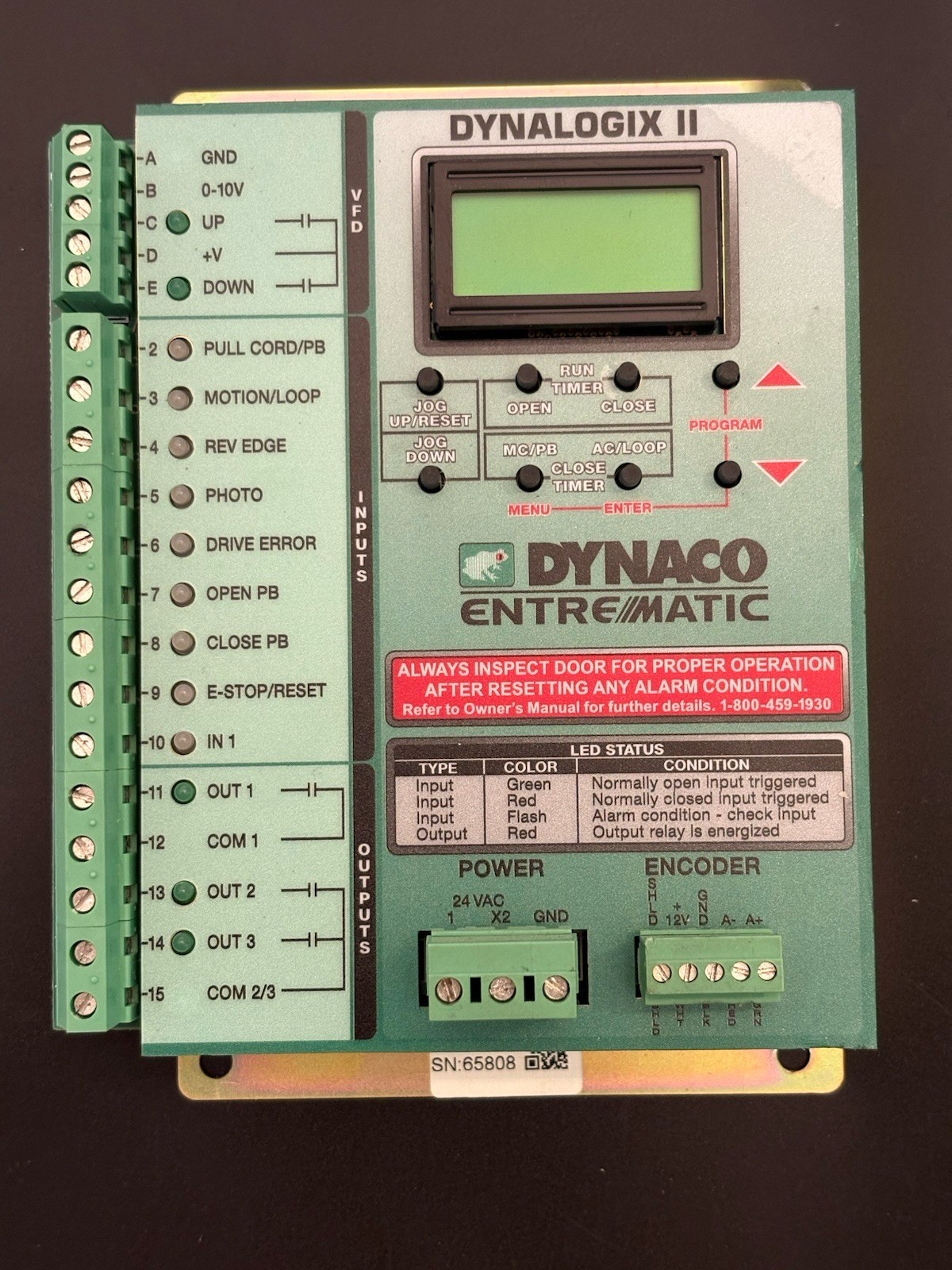 Dynaco DY4100 Dynalogix II Door Controller