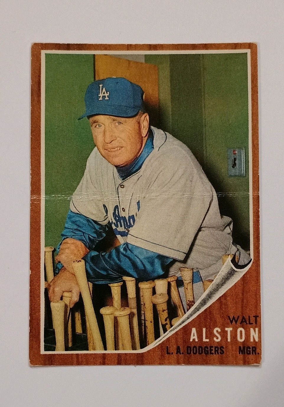 1962 Topps - Walter Alston #217 1962 Topps - Walter Alston #217