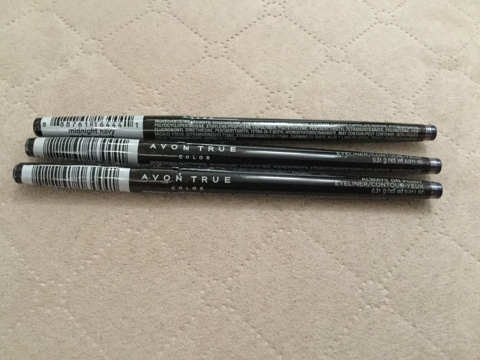 Avon True Color ~ Always On Point Eyeliner ~ MIDNIGHT NAVY ~ Lot of 3    Sealed