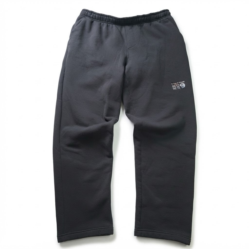Mountain Hardwear Polartec Fleece Sweatpants Black Men\'s XL Heavyweight