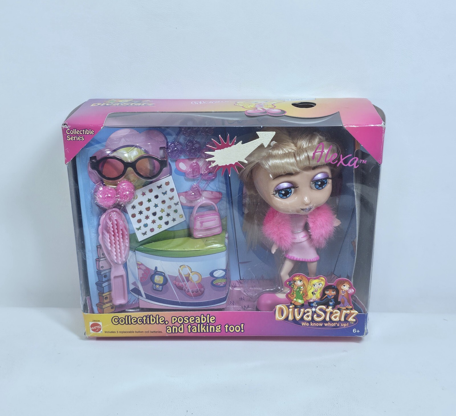 Diva Starz Alexa Collectible, Poseable, And Talking Too Doll By Mattel - 2000