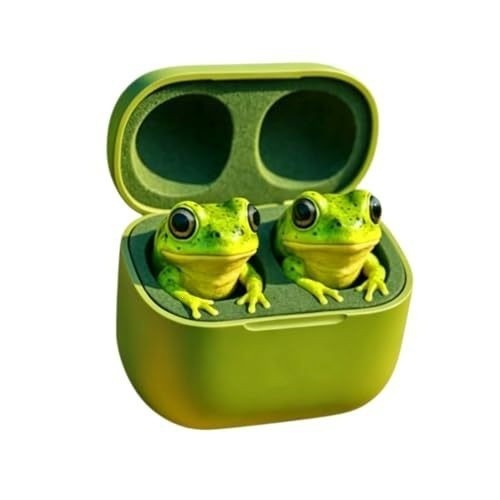 Cute Animal Shaped Bluetooth Earbuds Frog Earplugs Cute Animal Shaped Bluetooth Earbuds Frog Earplugs