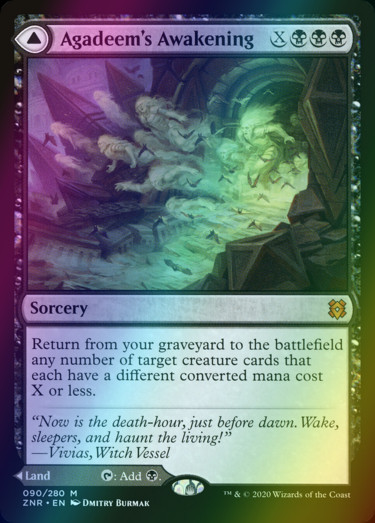 x1 Agadeem's Awakening // Agadeem, the Undercrypt ZNR MTG 90 FOIL MYTHIC 1x x1 Agadeem's Awakening // Agadeem, the Undercrypt ZNR MTG 90 FOIL MYTHIC 1x