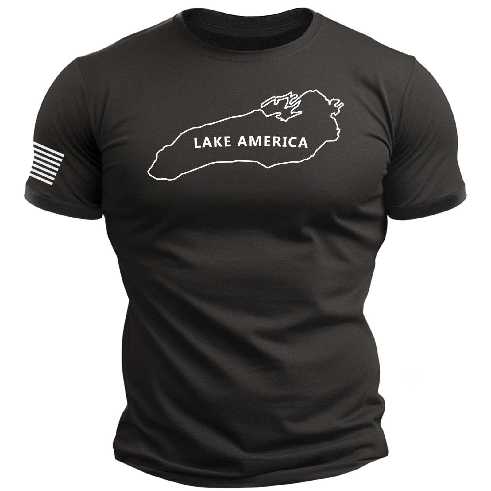 LAKE AMERICA T-Shirt - usa 250 patriotic maga trump 2028 S-XXL 4 Colors