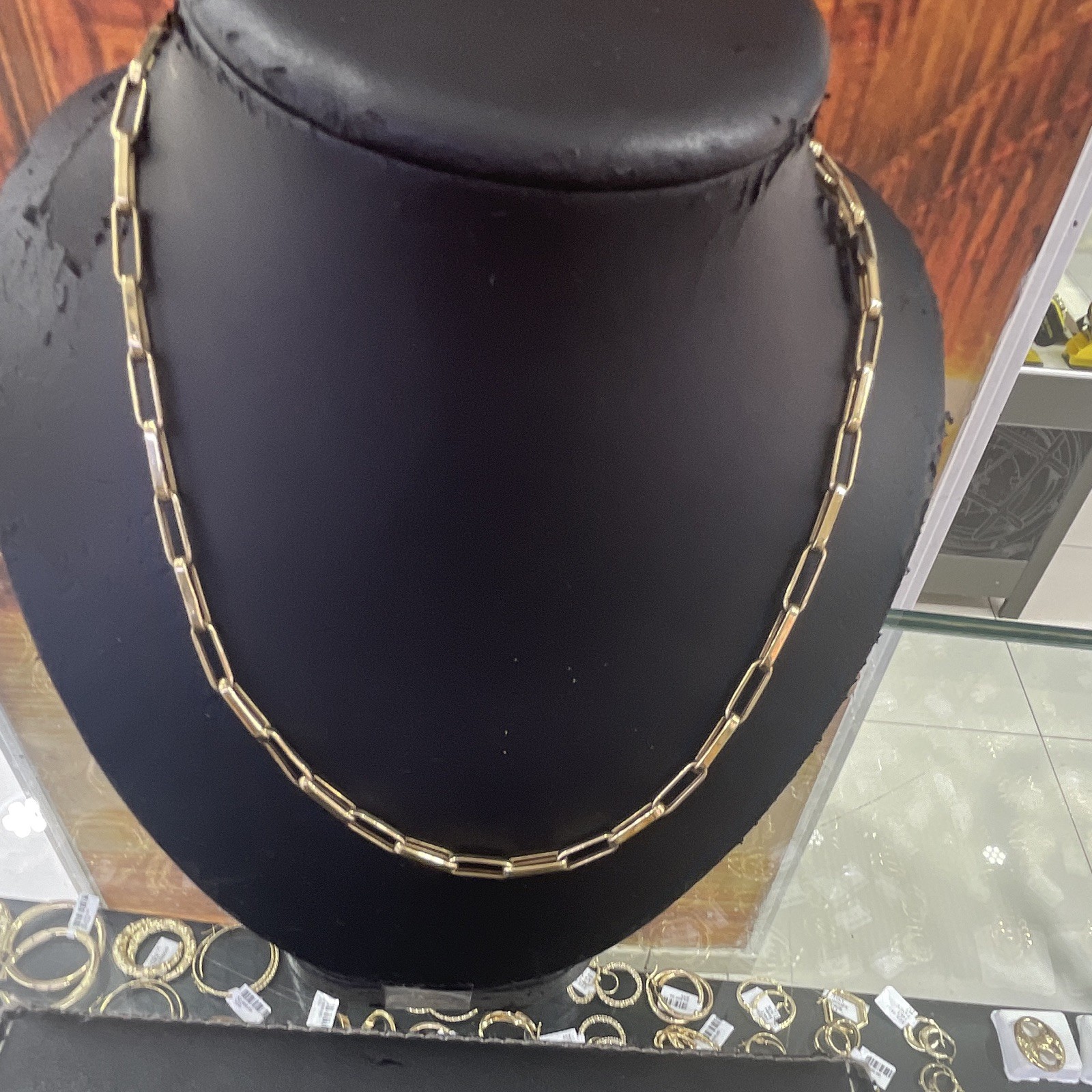 14K Yellow Gold Fancy Design Necklace, 20 in 9.3g, Brand New 14K Yellow Gold Fancy Design Necklace, 20 in 9.3g, Brand New