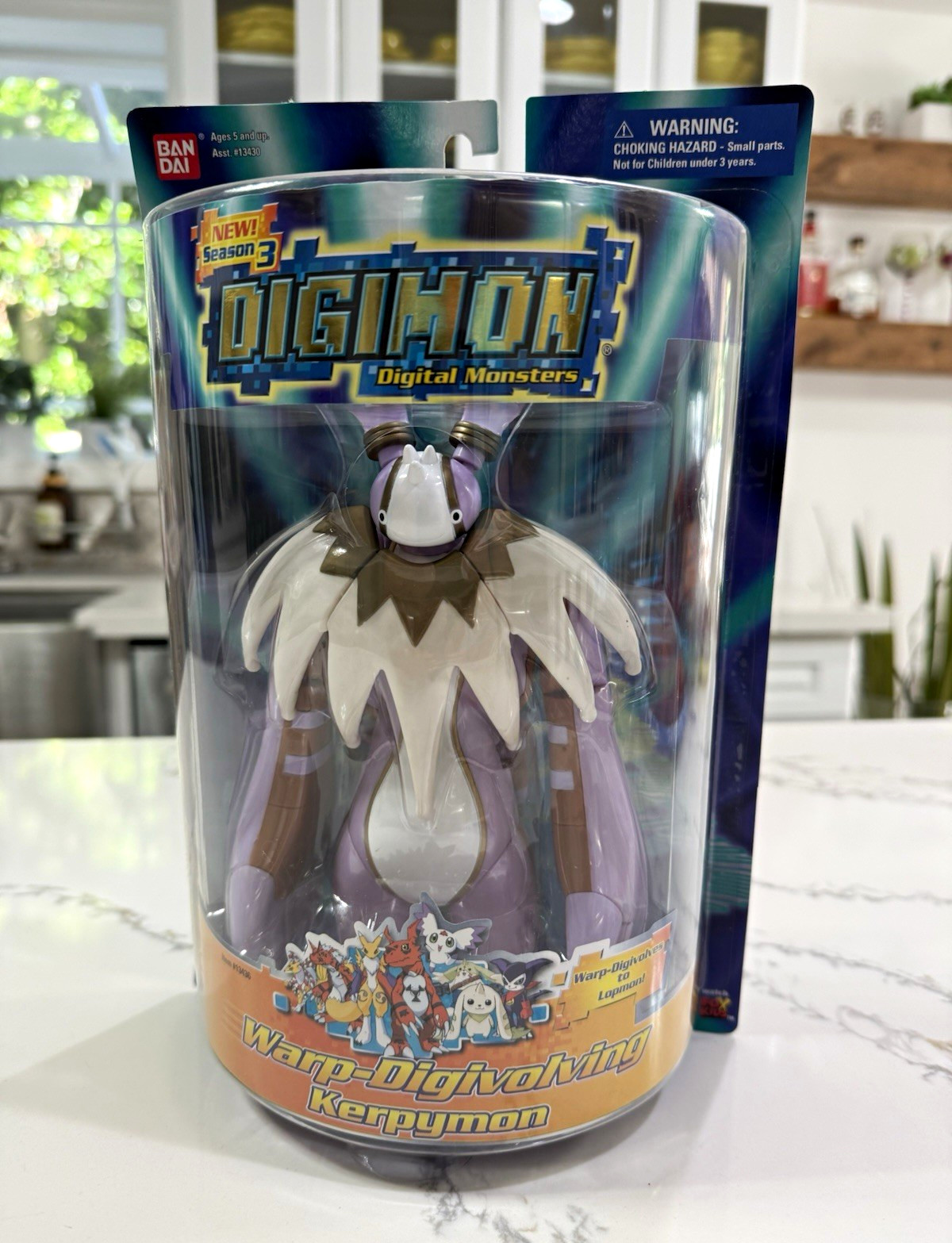 Bandai Digimon Season 3 Kerpyomon Warp-Digivolving Figure MPN 13430