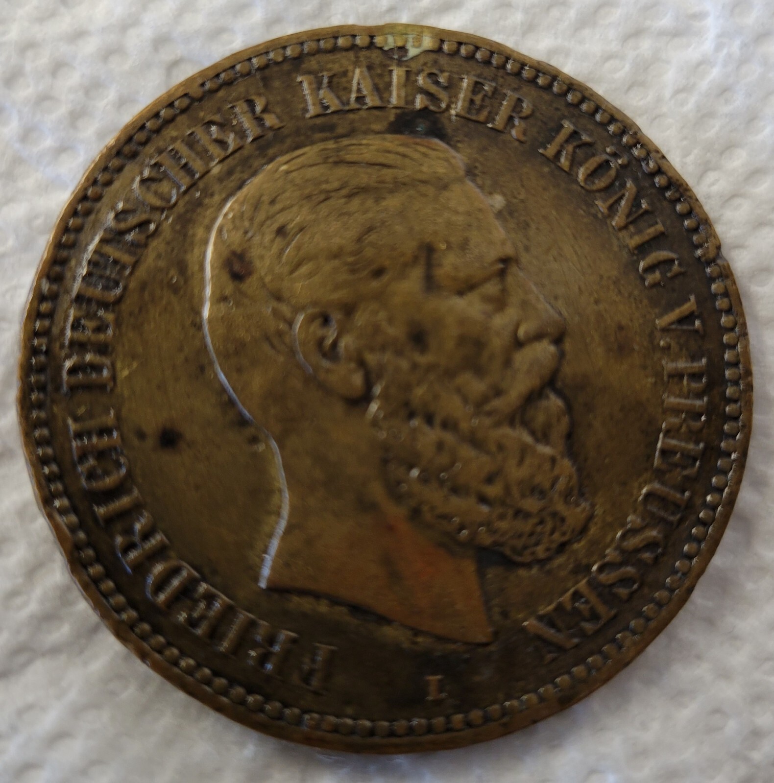 Friedrich Deutscher Kaiser Konig V.Preussen Lerne Leiden Ohne Medal 1831-1888... Friedrich Deutscher Kaiser Konig V.Preussen Lerne Leiden Ohne Medal 1831-1888...