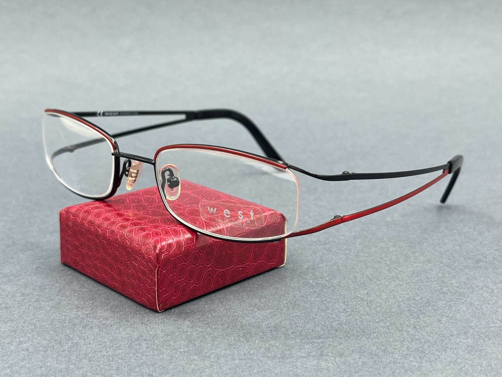 NOS WEST 99309 Women’s Vintage Eyeglasses Frame Made in Italy