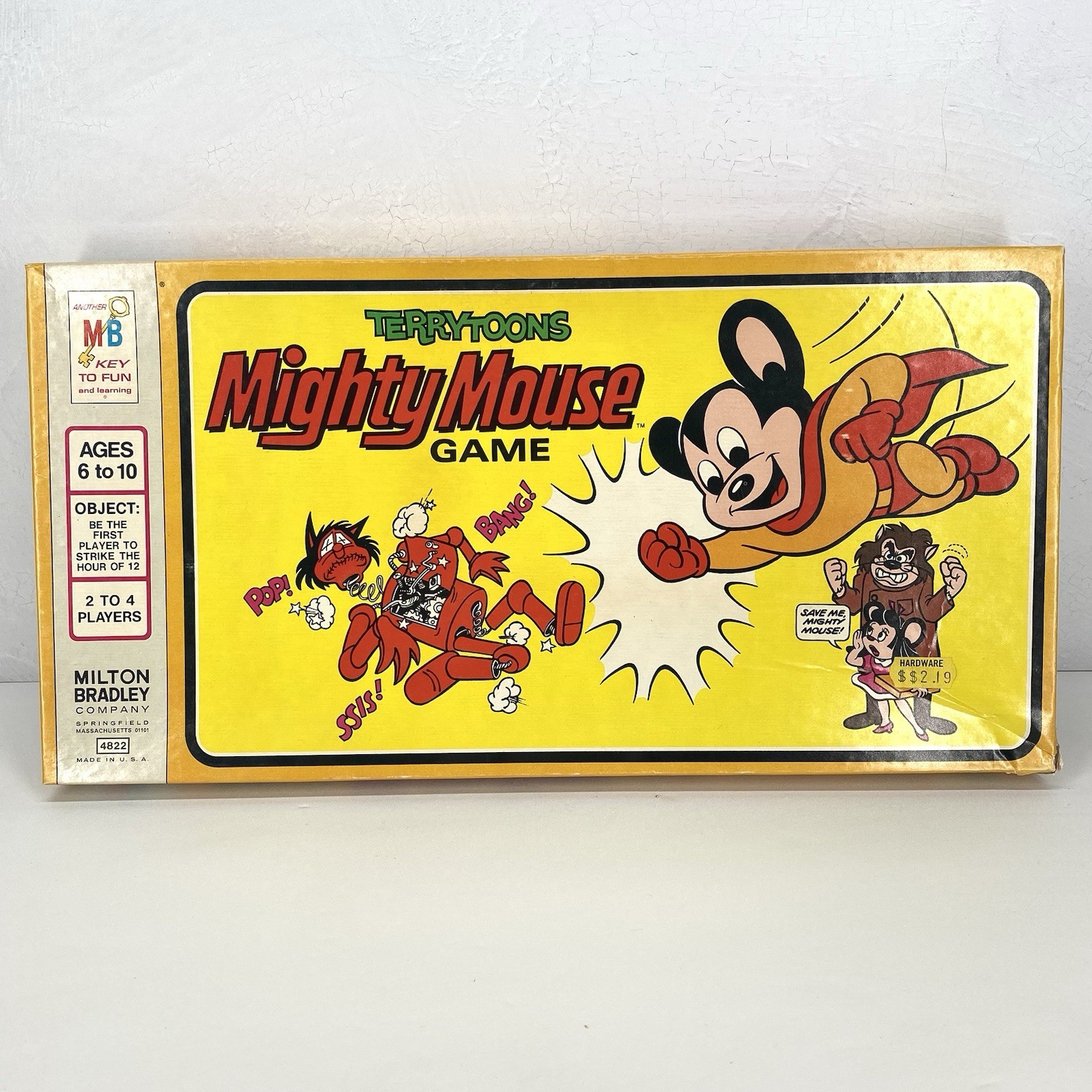 Terrytoons Mighty Mouse Board Game Milton Bradley #4822 Vintage 1978 New Terrytoons Mighty Mouse Board Game Milton Bradley #4822 Vintage 1978 New