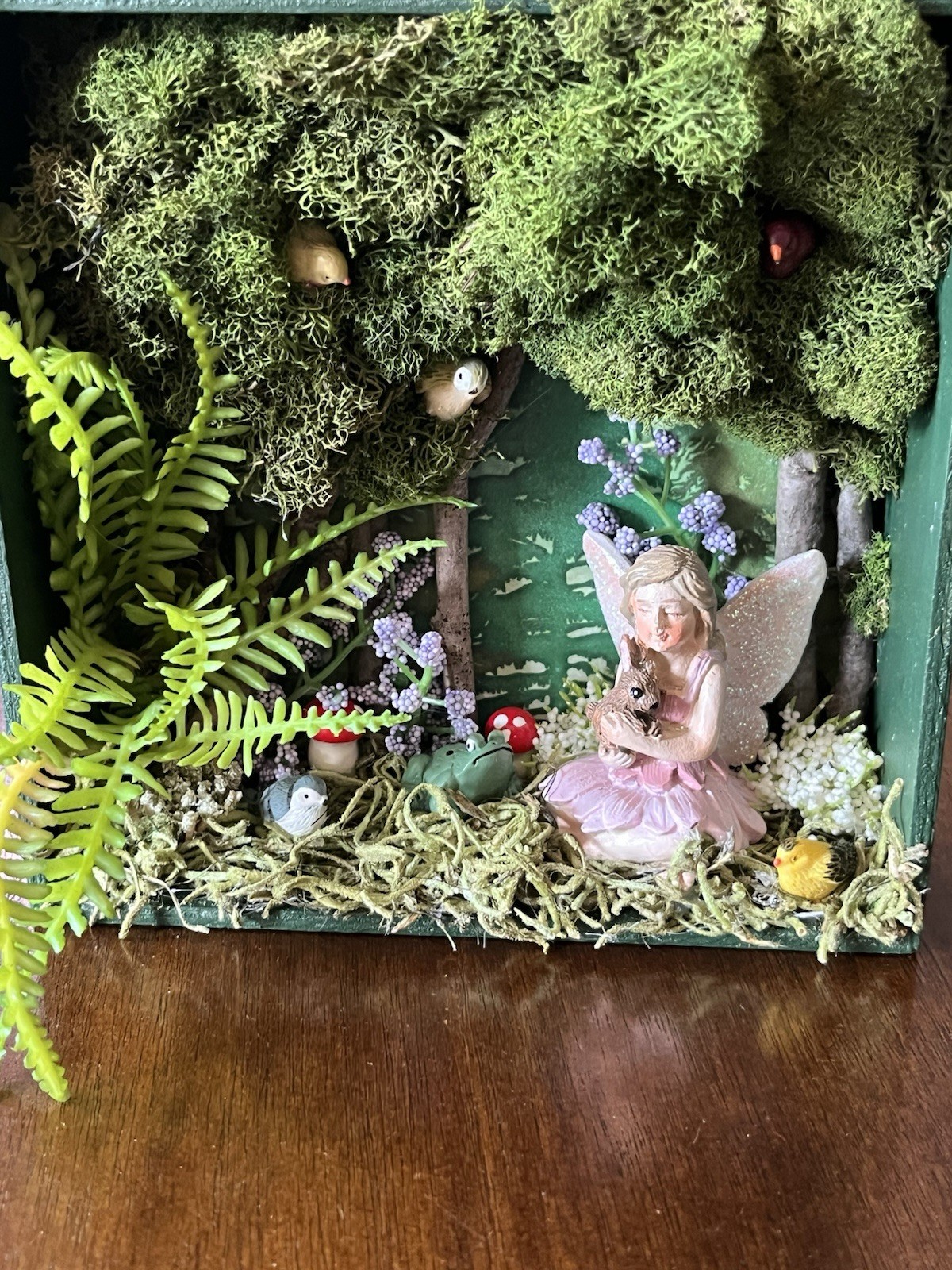 Handmade Fairy Woodland Scene