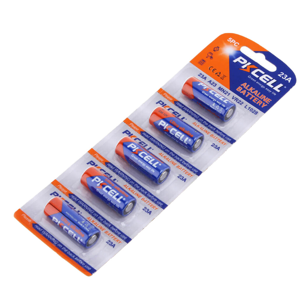 5Pcs 12V A23 Batteries 23A 21/23 MN21 L1028 LRVO8 Alkaline for Doorbell PKCELL