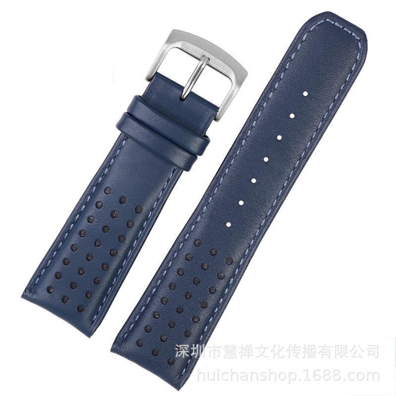 Genuine Leather Watch Straps Mens 22-23mm for Citizen Blue Angel AT8020/JY8078