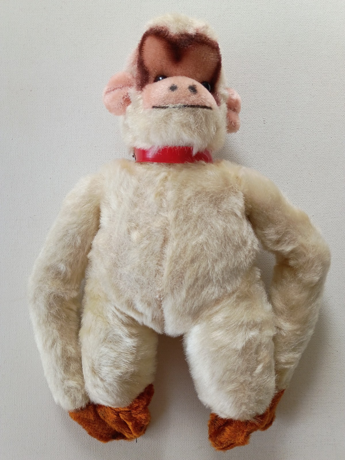 VINTAGE 1960S MONKEY PLUSH NOVELTY TRANSISTOR RADIO DOLL MADE IN JAPAN
