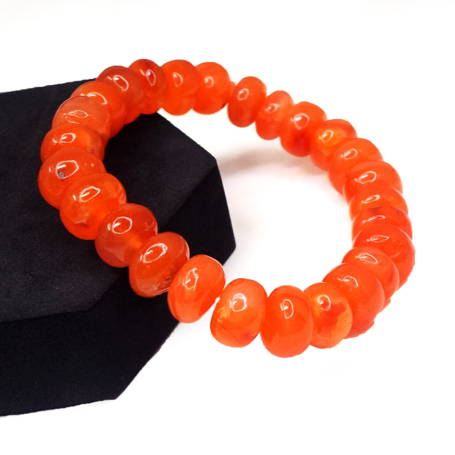 Precious Onyx 198.00 Cts Awesome Massive Beaded Stretchable Bracelet RK 22 AZ26