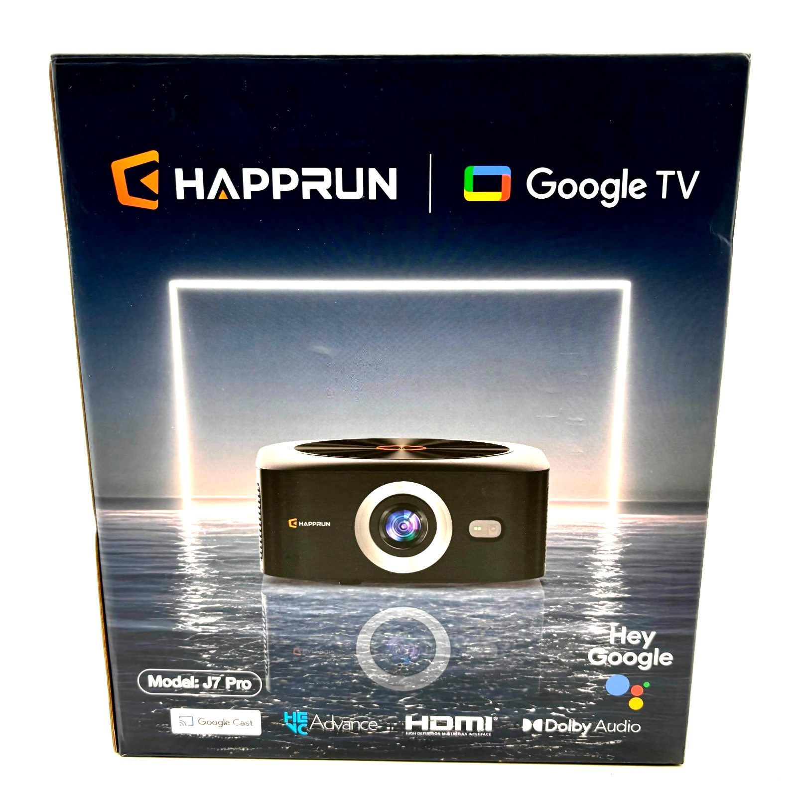 Happrun J7 Pro Portable Smart LED Projector Brand New