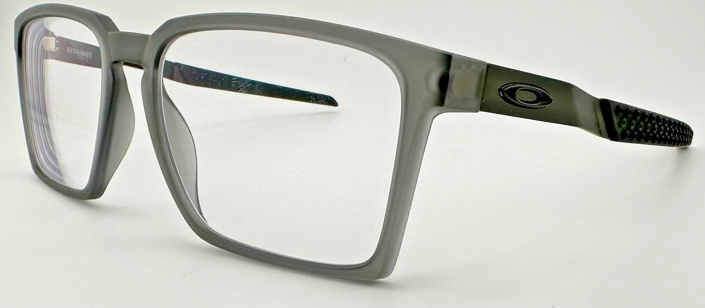 Oakley Exchange Eyeglasses Frames Only OX8055-0256 Satin Grey Smoke 56-17-136 Oakley Exchange Eyeglasses Frames Only OX8055-0256 Satin Grey Smoke 56-17-136
