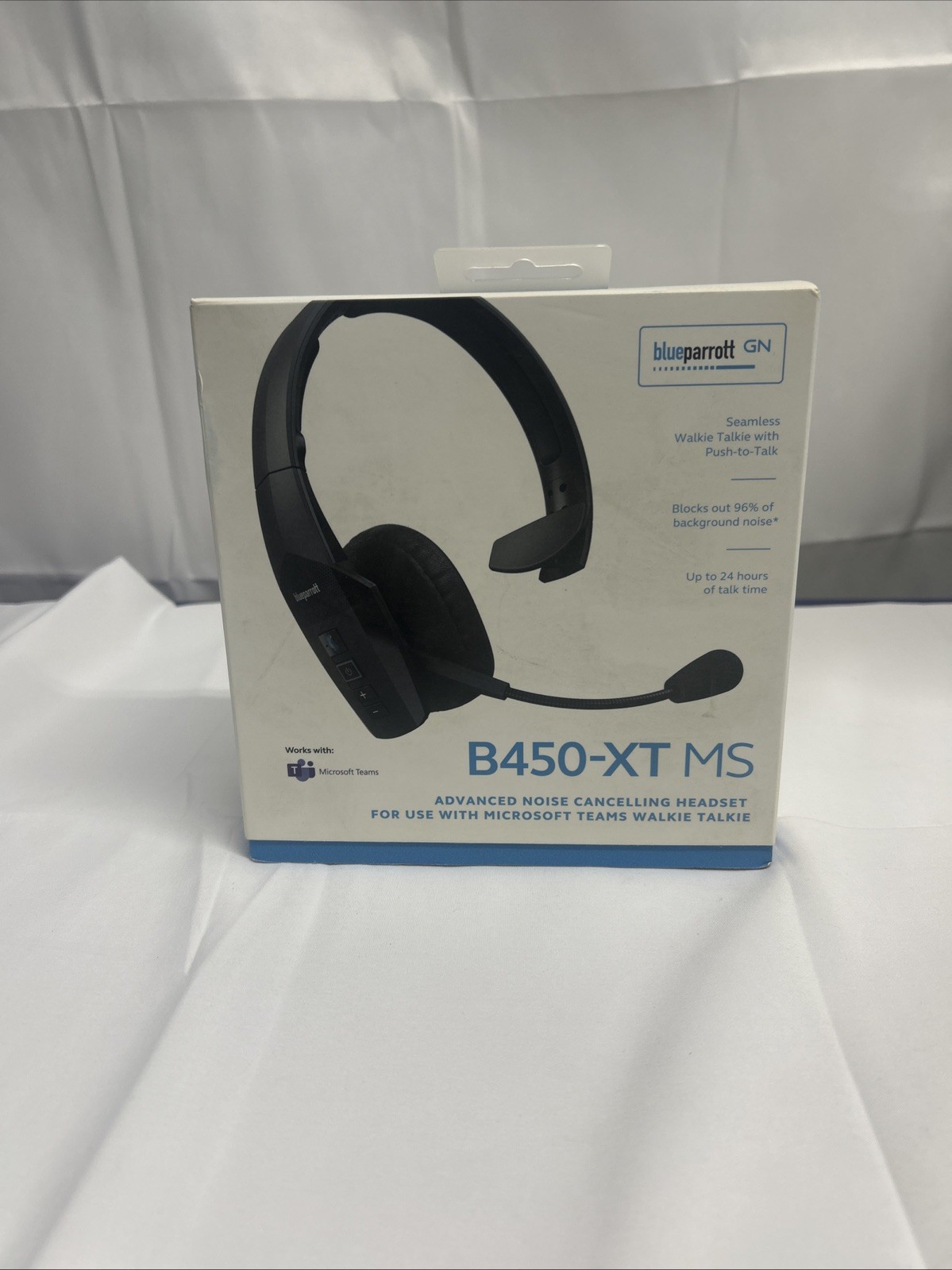 New & Sealed BlueParrott B450-XT Wireless Bluetooth Noise Cancelling Headset New & Sealed BlueParrott B450-XT Wireless Bluetooth Noise Cancelling Headset