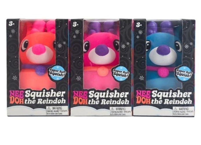 SET OF 3-Pink, Blue & Orange-NeeDoh Squisher the Reindoh Unreleased Rare Squishy SET OF 3-Pink, Blue & Orange-NeeDoh Squisher the Reindoh Unreleased Rare Squishy