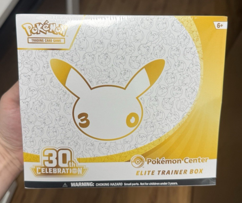 Pokemon 30th Anniversary Pokemon Center ETB Elite Trainer Box NEW/SEALED Pokemon 30th Anniversary Pokemon Center ETB Elite Trainer Box NEW/SEALED