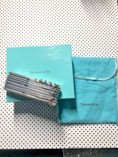 Vintage Tiffany & Co Sterling Silver 925 Victorinox Swiss Army Knife with Box Vintage Tiffany & Co Sterling Silver 925 Victorinox Swiss Army Knife with Box