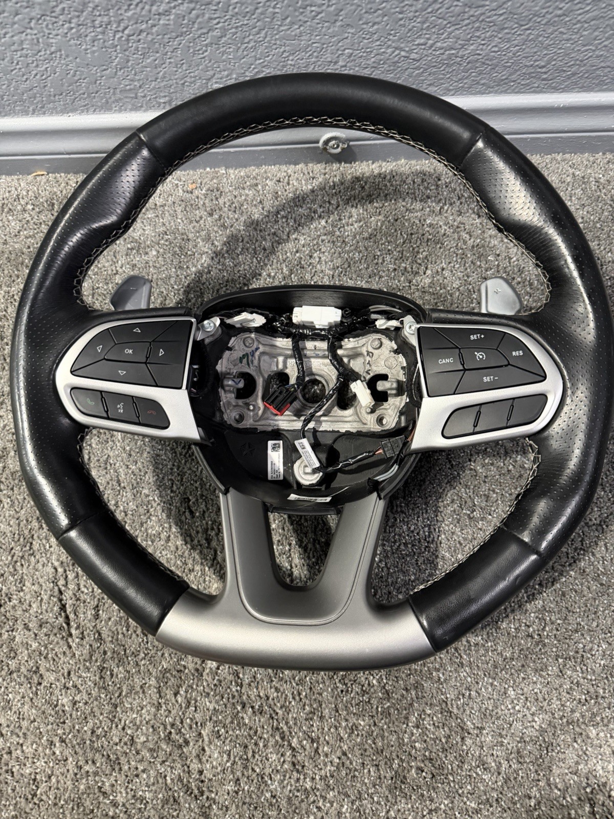 2015-2023 Dodge Charger Hellcat OEM leather Steering wheel